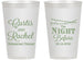 Personalized Rehearsal Dinner 14 oz Frosted Cups - The Night Before | 30006