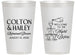 Personalized Rehearsal Dinner 14 oz Frosted Cups - The Night Before | 30007