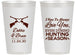 Personalized Wedding 14 oz Frosted Cups - Hunting | 308