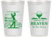 Personalized Memorial 14 oz Frosted Cups - Fairway To Heavens | 310008