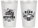 Personalized Memorial 14 oz Frosted Cups - Ride In Peace | 310015