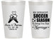 Personalized Wedding 14 oz Frosted Cups - We Interrupt Soccer | 311