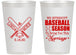 Personalized Wedding 14 oz Frosted Cups - We Interrupt Baseball | 313