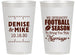 Personalized Wedding 14 oz Frosted Cups - We Interrupt Football | 314