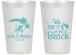 Personalized Wedding 14 oz Frosted Cups - We Did It On The Beach | 317