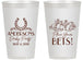 Personalized Derby Day 14 oz Frosted Cups - Place Your Bets | 320003