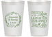 Personalized Wedding 14 oz Frosted Cups - Love Laughter Happily | 326