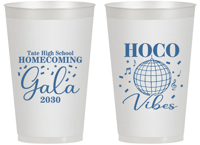 Personalized Homecoming 14 oz Frosted Cups - Hoco Vibes | 330006
