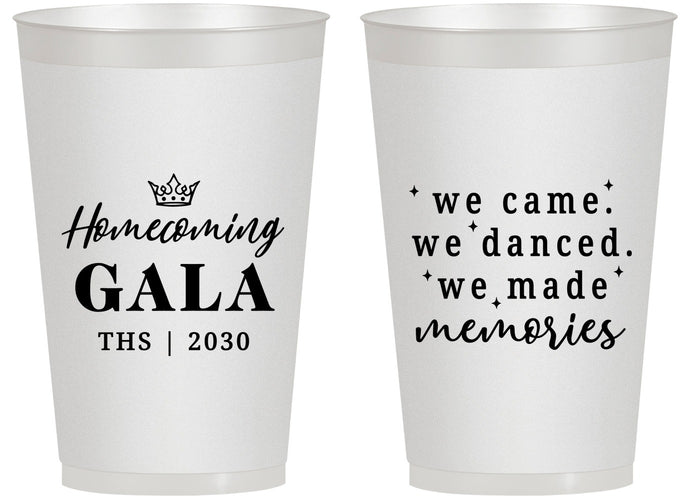 Personalized Homecoming 14 oz Frosted Cups - Danced Made Memories | 330008
