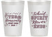 Personalized Homecoming 14 oz Frosted Cups - Spirit Week | 330011