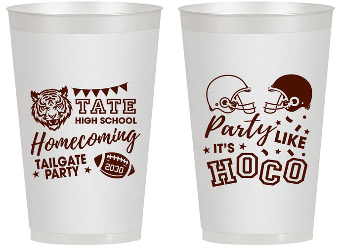 Personalized Homecoming 14 oz Frosted Cups - Party Like Its Hoco | 330012