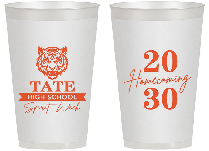 Personalized Homecoming 14 oz Frosted Cups - Hoco Spirit Week | 330015