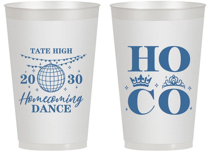 Personalized Homecoming 14 oz Frosted Cups - Hoco Dance | 330016