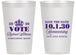 Personalized Homecoming 14 oz Frosted Cups - Hoco Queen Vote | 330020