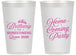 Personalized Homecoming 14 oz Frosted Cups - Hoco Queen Vote | 330022