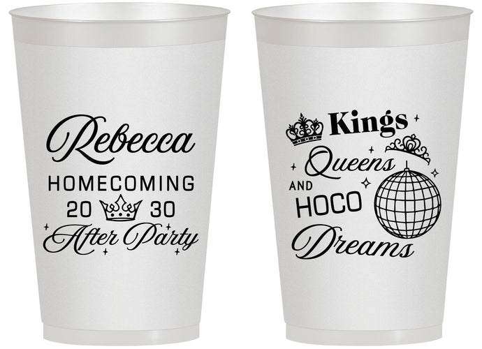 Personalized Homecoming 14 oz Frosted Cups - Hoco After Party | 330027