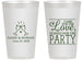 Personalized Wedding 14 oz Frosted Cups - Love Party | 331
