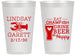 Personalized Wedding 14 oz Frosted Cups - Crawfish Boil | 333