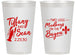 Personalized Wedding 14 oz Frosted Cups - Crawfish Boil Mudbugs | 336