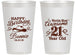Personalized 21st Birthday 14 oz Frosted Cups - Cowgirl | 340013