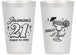 Personalized 21st Birthday 14 oz Frosted Cups - Finally Legal | 340018
