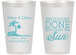 Personalized Wedding 14 oz Frosted Cups - Vows Are Done Enjoy Sun | 348