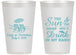 Personalized Wedding 14 oz Frosted Cups - Sun Sand Drink In My Hand | 353