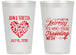 Personalized Wedding 14 oz Frosted Cups - Journey Traveling With | 354