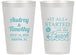 Personalized Wedding 14 oz Frosted Cups - Started On The Beach | 361