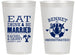 Personalized Wedding 14 oz Frosted Cups - Eat Drink Be Married | 367