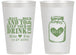 Personalized Wedding 14 oz Frosted Cups - Mason Jar | 373