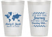 Personalized Wedding 14 oz Frosted Cups - Journey Traveling With | 374