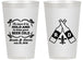 Personalized Wedding 14 oz Frosted Cups - Fleur De Lis | 378