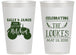 Personalized Wedding 14 oz Frosted Cups - Tractor | 381