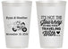 Personalized Wedding 14 oz Frosted Cups - Journey Traveling With | 385