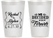 Personalized Wedding 14 oz Frosted Cups - We Decided On Forever | 386