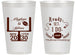 Personalized Wedding 14 oz Frosted Cups - Football | 394