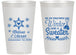 Personalized Wedding 14 oz Frosted Cups - Christmas Winter | 399