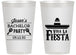 Personalized Bachelor Party 14 oz Frosted Cups - Viva La Fiesta Mexican | 40001