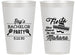 Personalized Bachelor Party 14 oz Frosted Cups - Fiesta No Manana | 40002