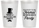 Personalized Bachelor Party 14 oz Frosted Cups - Formal | 40007
