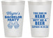 Personalized Bachelor Party 14 oz Frosted Cups - Beer | 40014