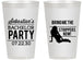 Personalized Bachelor Party 14 oz Frosted Cups - Strip Club | 40017