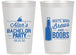 Personalized Bachelor Party 14 oz Frosted Cups - Brews And Boobs | 40022