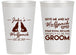 Personalized Bachelor Party 14 oz Frosted Cups - Wolfpack | 40036