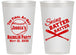 Personalized Bachelor Party 14 oz Frosted Cups - Baseball | 40038