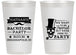 Personalized Bachelor Party 14 oz Frosted Cups - Formal Skeleton | 40048