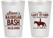 Personalized Bachelor Party 14 oz Frosted Cups - The Last Stand | 40050