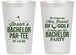 Personalized Bachelor Party 14 oz Frosted Cups - Golf | 40052