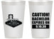 Personalized Bachelor Party 14 oz Frosted Cups - Las Vegas | 40056